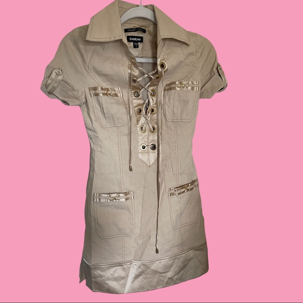 Bebe fitted dress size:0